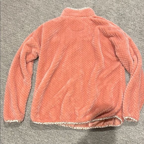 Simply Southern Cozy Pink Fleece Pullover - Picture 2 of 6